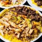 Best Beef and Chicken shawarma Combo Platter " Enough for 2" in Chicago, IL